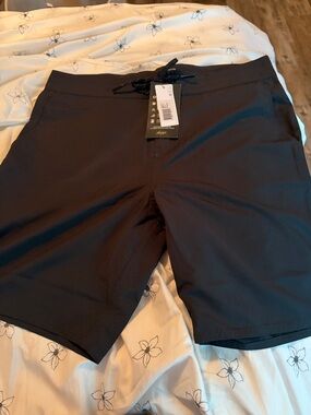 Outerknown Black Men's Swim Board Shorts